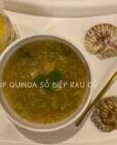 Soup quinoa sò điệp rau củ - ăn dặm