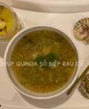 Soup quinoa sò điệp rau củ - ăn dặm