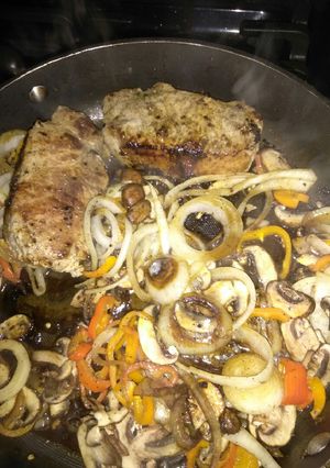 A picture of Yummy Pork chops.