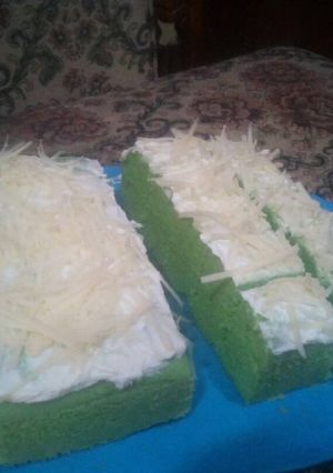 Foto resep Brownies kukus pandan
