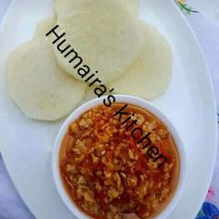 A picture of Yam with egg sauce.