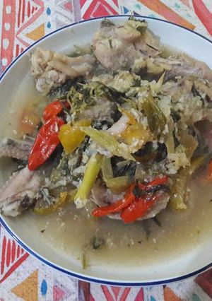 Foto resep Ayam kukus kemangi..