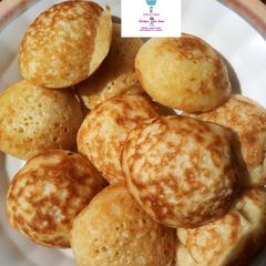 A picture of Baked scooped semovita (wainar semo).