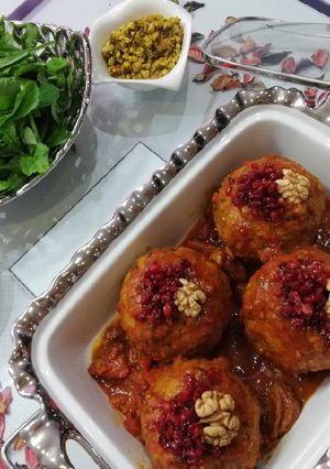 عکسی از دستور کوفته تبریزی