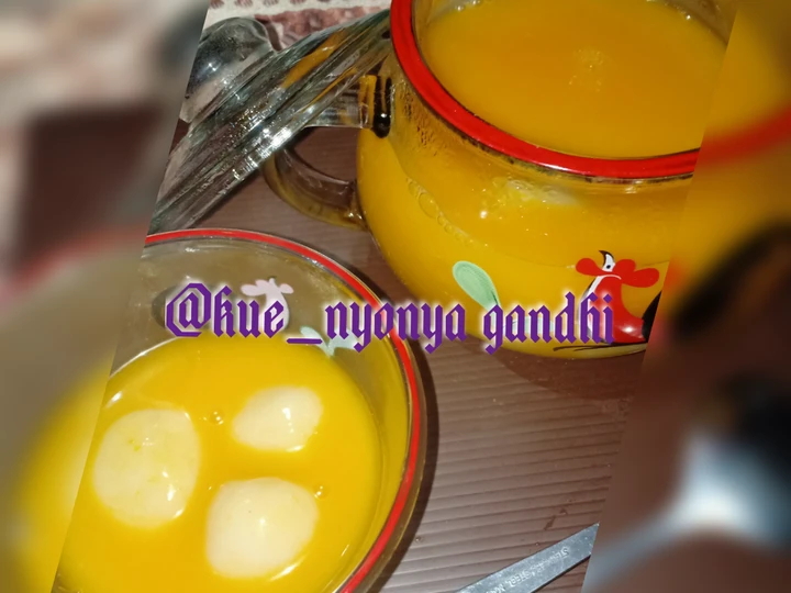 Cara Mudah Menyiapkan Resep Bubur labu kuning/hobakjuk/bubur candil ala korea yang Lezat Sekali Anti Ribet, Bisa Manjain Lidah