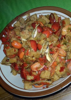 Foto resep Tumis Kulit Tangkil Pedas