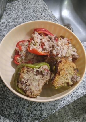 Una foto de Pimientos rellenos