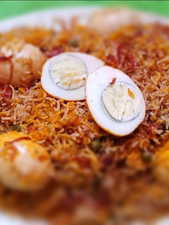 A picture of Nargisi Pulao(Egg Pulao).