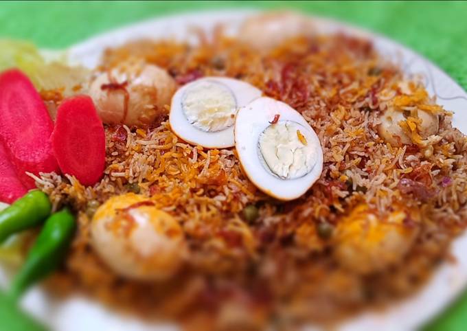 Easiest Way to Prepare Ultimate Nargisi Pulao(Egg Pulao)
