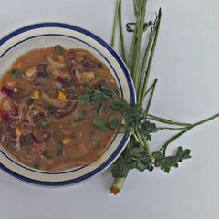 A picture of White radish and beetroot sauce.