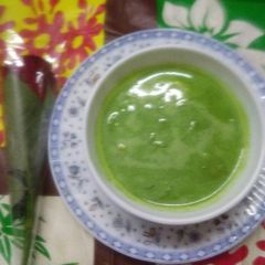 A picture of Palak soup.