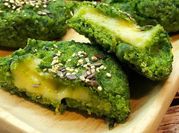 Una foto de polenta vegetariana