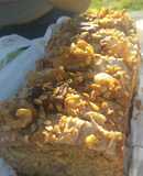Budín light de manzana; nuez y pasas