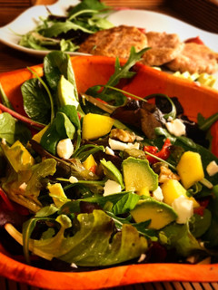 Una foto de Ensalada de brotes tiernos agridulce