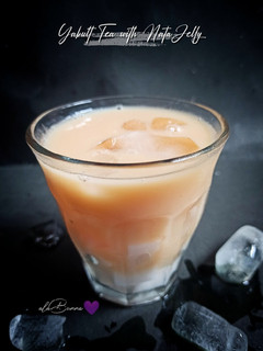 Foto resep 562. Yakult Tea with Nata Jelly