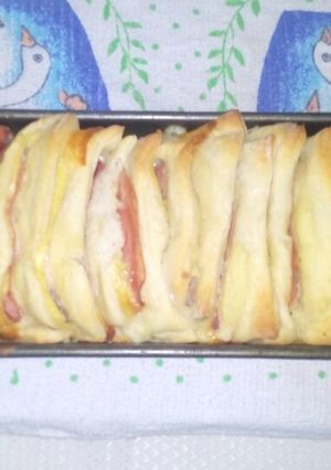 Una foto de Torre de croque monsieur