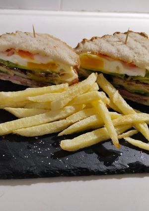 Φωτογραφία της συνταγής Club sandwich 🥪🍟