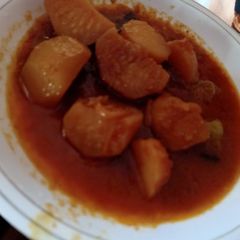 A picture of Aaloo tinde ka salan.