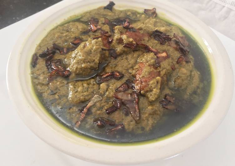 Recipe of Ultimate Green Chicken curry