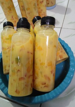 Foto resep Es mngga jelly kekinian