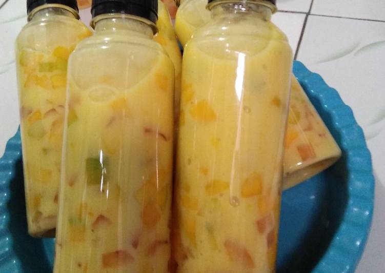 Resep Es mngga jelly kekinian, Lezat