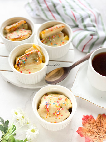 Anti Ribet, Memasak Pisang saus vla Enak