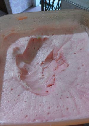 Foto resep Es cream strawberry pondan