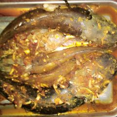A picture of Roasted fish.