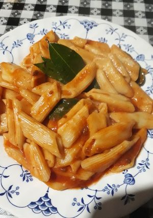 Una foto de Macarrones al jugo