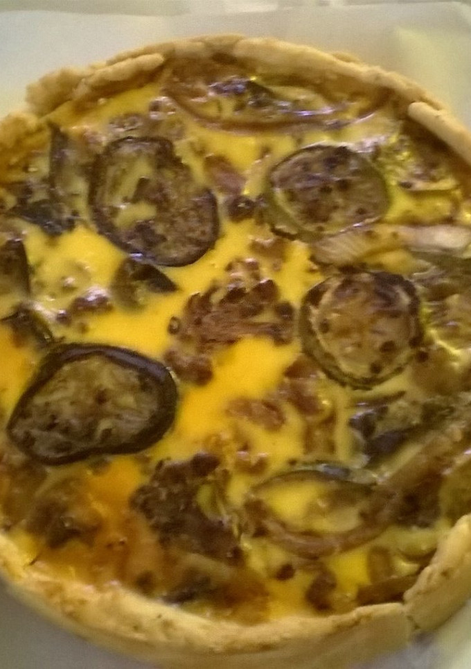 Una foto de Tarta de ricota y verduras grilladas