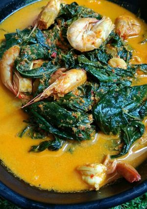 Foto resep Gule udang pucuk ubi kelembar (khas Tapanuli)