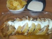 Una foto de lomo relleno bacon queso