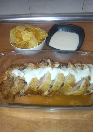 Una foto de Lomo cerdo relleno