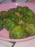 Selada Membungkus Daging Ayam Tahu Wortel Cincang Teriyaki