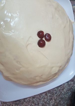 صورة لوصفة كيكة الرد فلفيت خاصتي