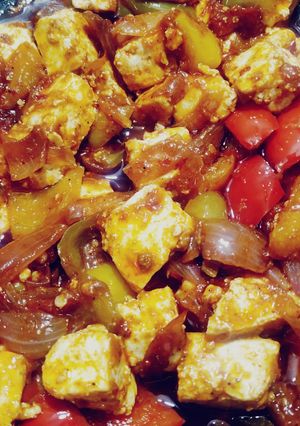 A picture of Chilli paneer.