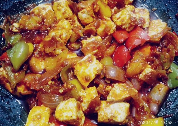 Simple Way to Make Quick Chilli paneer