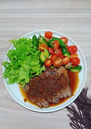 Hình của món SHIO KOJI STEAK (Japanese style).