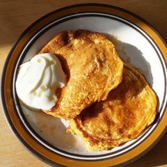 A picture of Pumpkin pancakes.