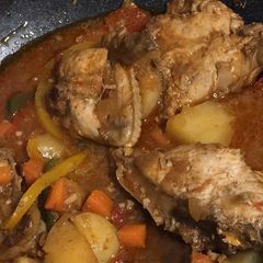 A picture of Chicken stew.