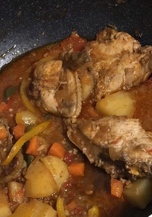 A picture of Chicken stew.