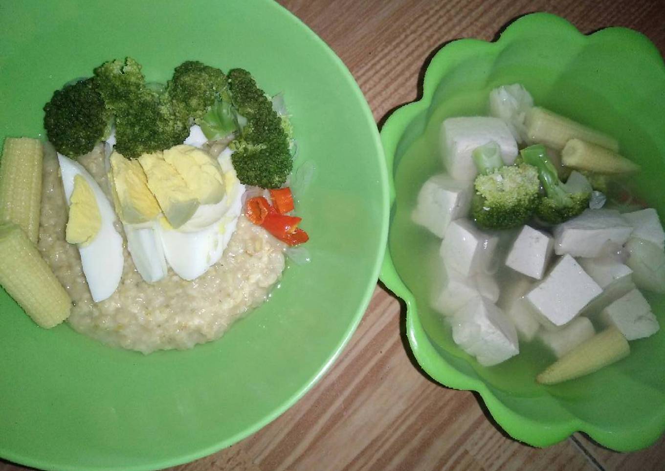 Healthy Food Day 5 (Oatmeal rasa Soto Ayam mix sayuran)