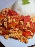 Xihongshi Chao Jidan, Huevos revueltos con Tomate al estilo Chino (西红柿炒鸡蛋)