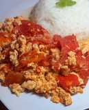 Xihongshi Chao Jidan, Huevos revueltos con Tomate al estilo Chino (西红柿炒鸡蛋)