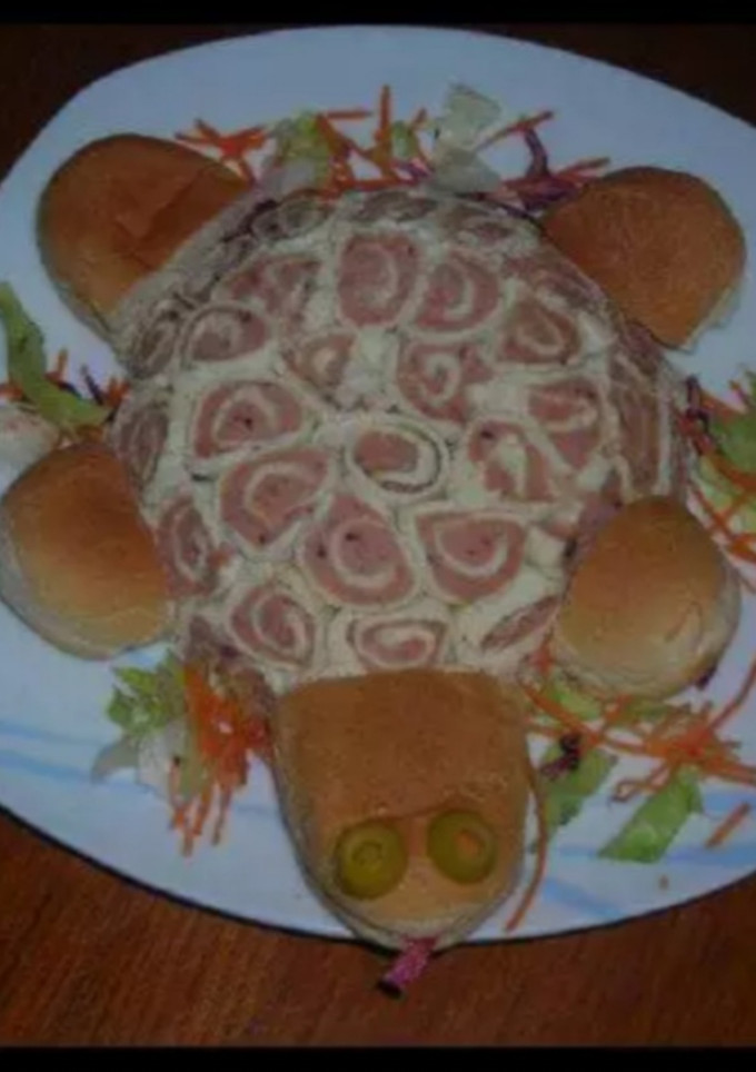 Una foto de Ensaladilla tortuga sorpresa