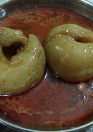 A picture of Stuffed Tinda.