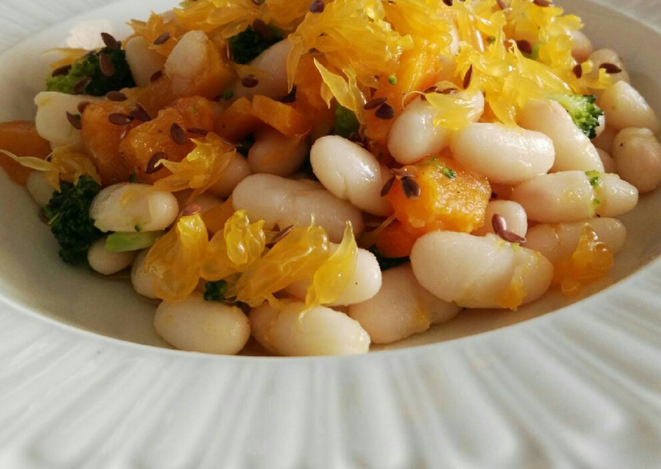 Ensalada de alubias blancas