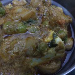 Kadai paneer A picture of Kadai paneer.