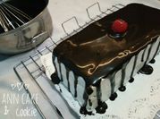 Gambar ganache coklat putih