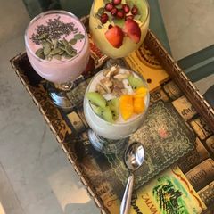 A picture of Breakfast Smoothies.